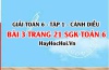 Giải bài 3 trang 21 Toán 6 Tập 1 SGK Cánh Diều